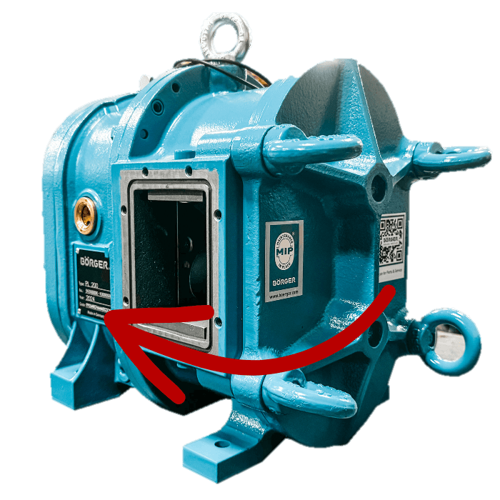 Zoom in on Pump Nameplate